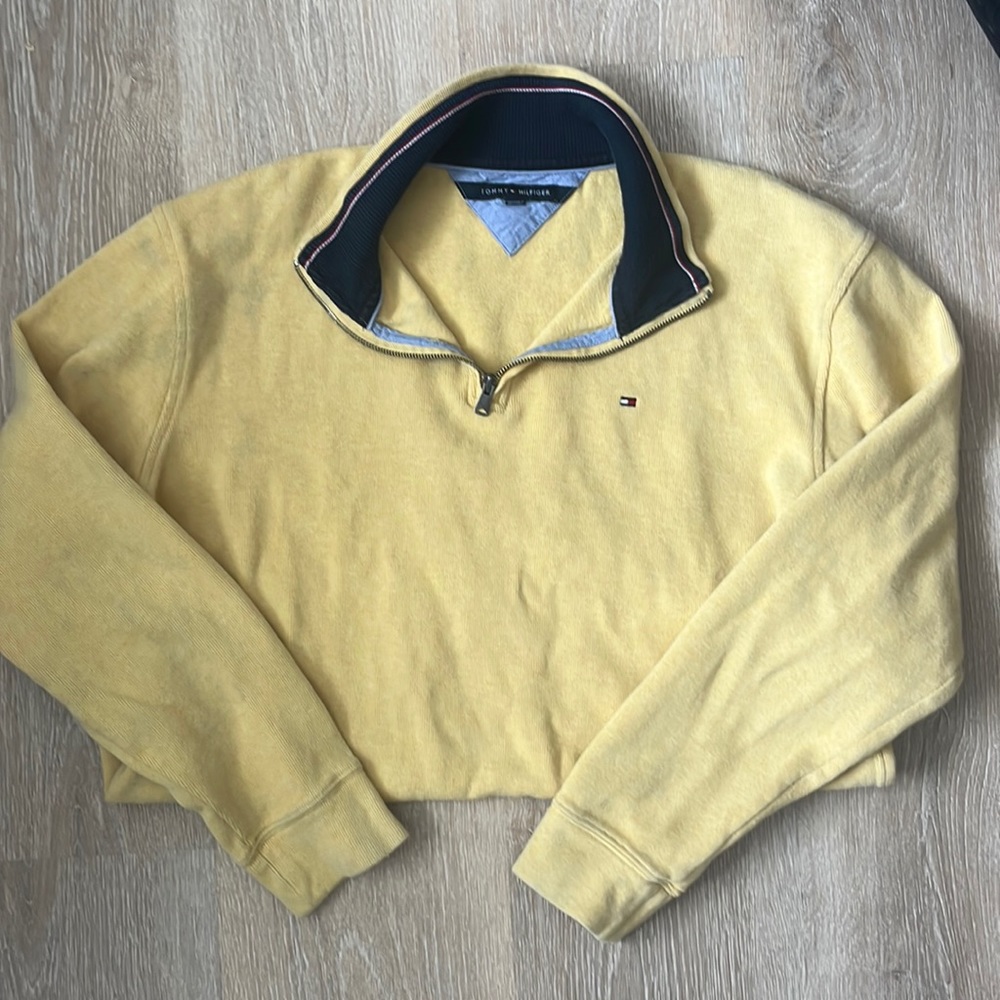 Yellow Tommy Hilfiger Quarter Zip